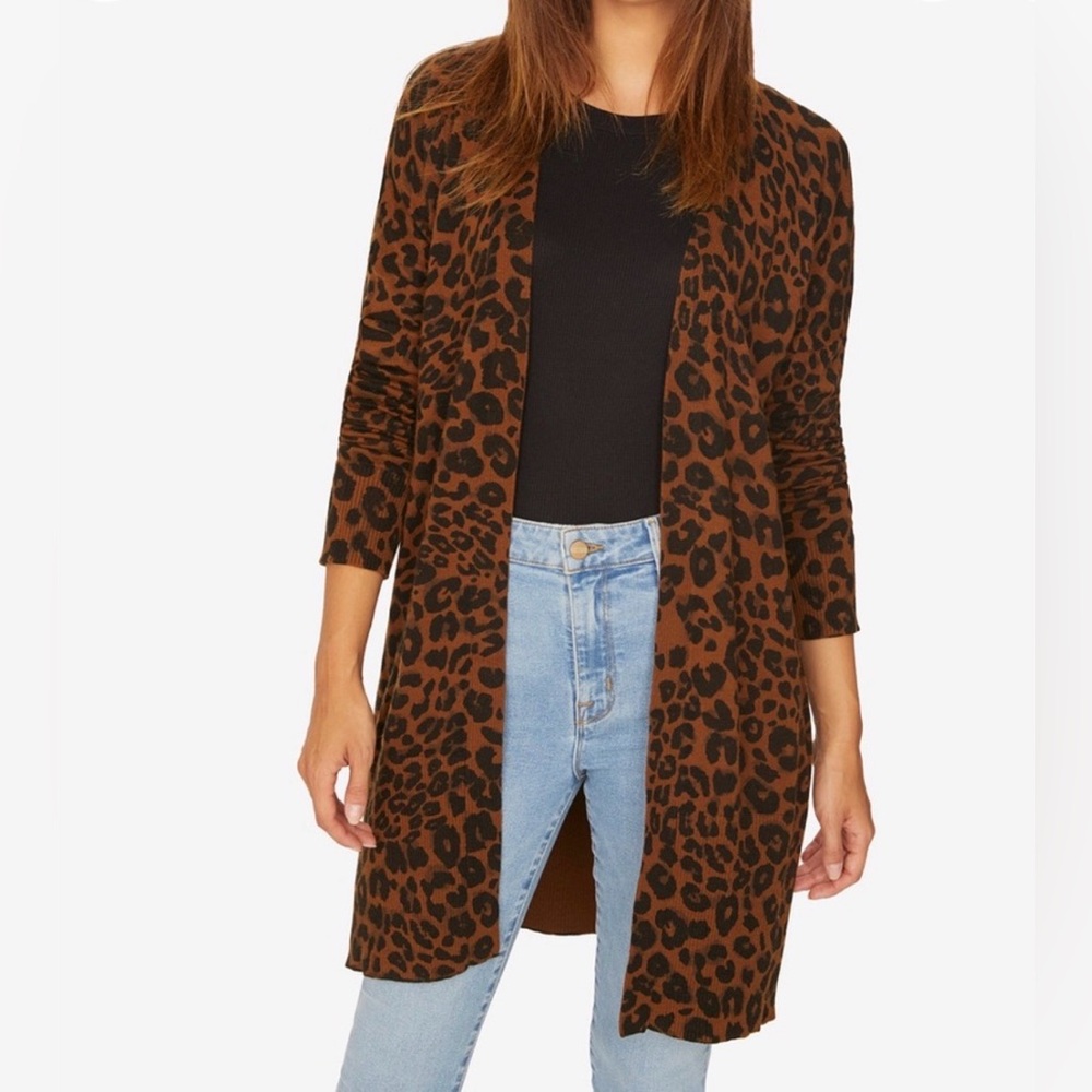 Sanctuary Brown Leopard Print Top